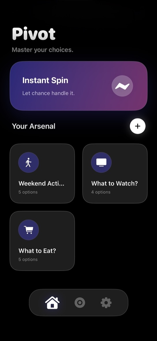 Pivot AI Decision Maker App